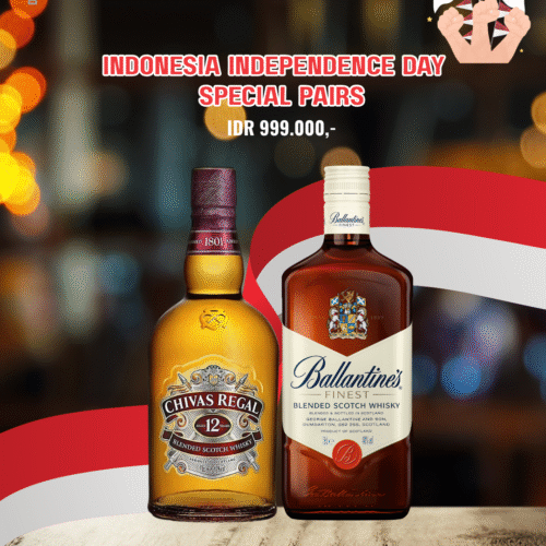[ promo hut ri 80 ] pairs bottle ballantine's finest + chivas regal 12 yo