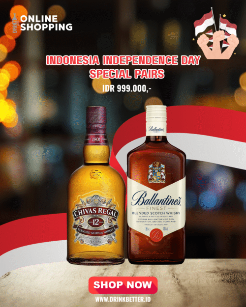 [ promo hut ri 80 ] pairs bottle ballantine's finest + chivas regal 12 yo