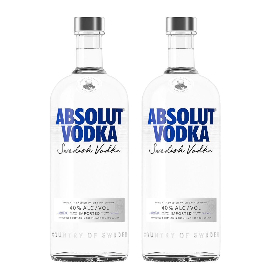 [ promo ] absolut vodka bundling 2 bottles